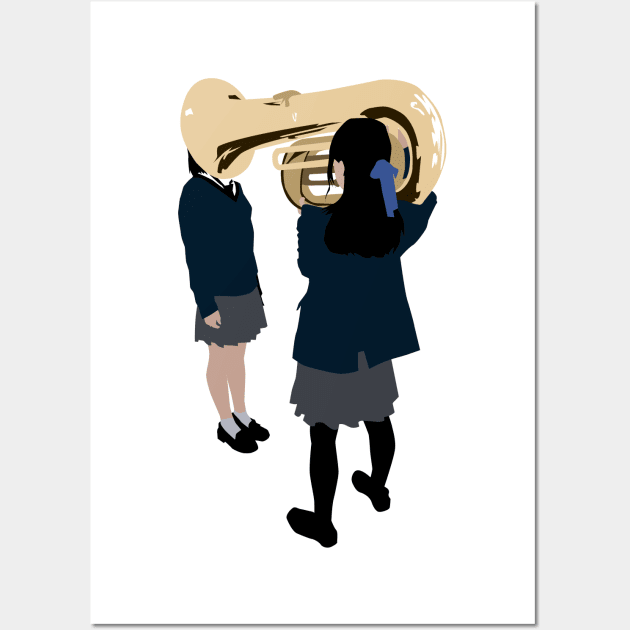 Tuba Girls Wall Art by ChrisOConnell